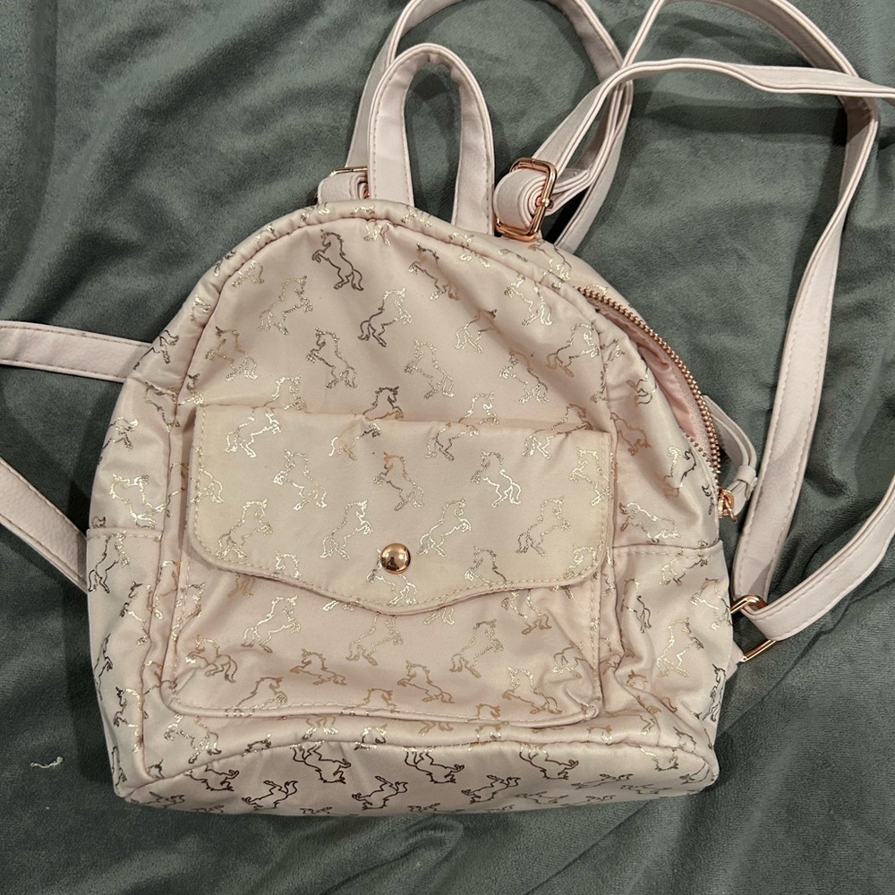 Pink backpack